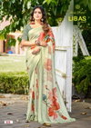 Libas Vol 3 By Kashvi Dull Moss Daily Wear Saree Wholesale Shop In Surat
